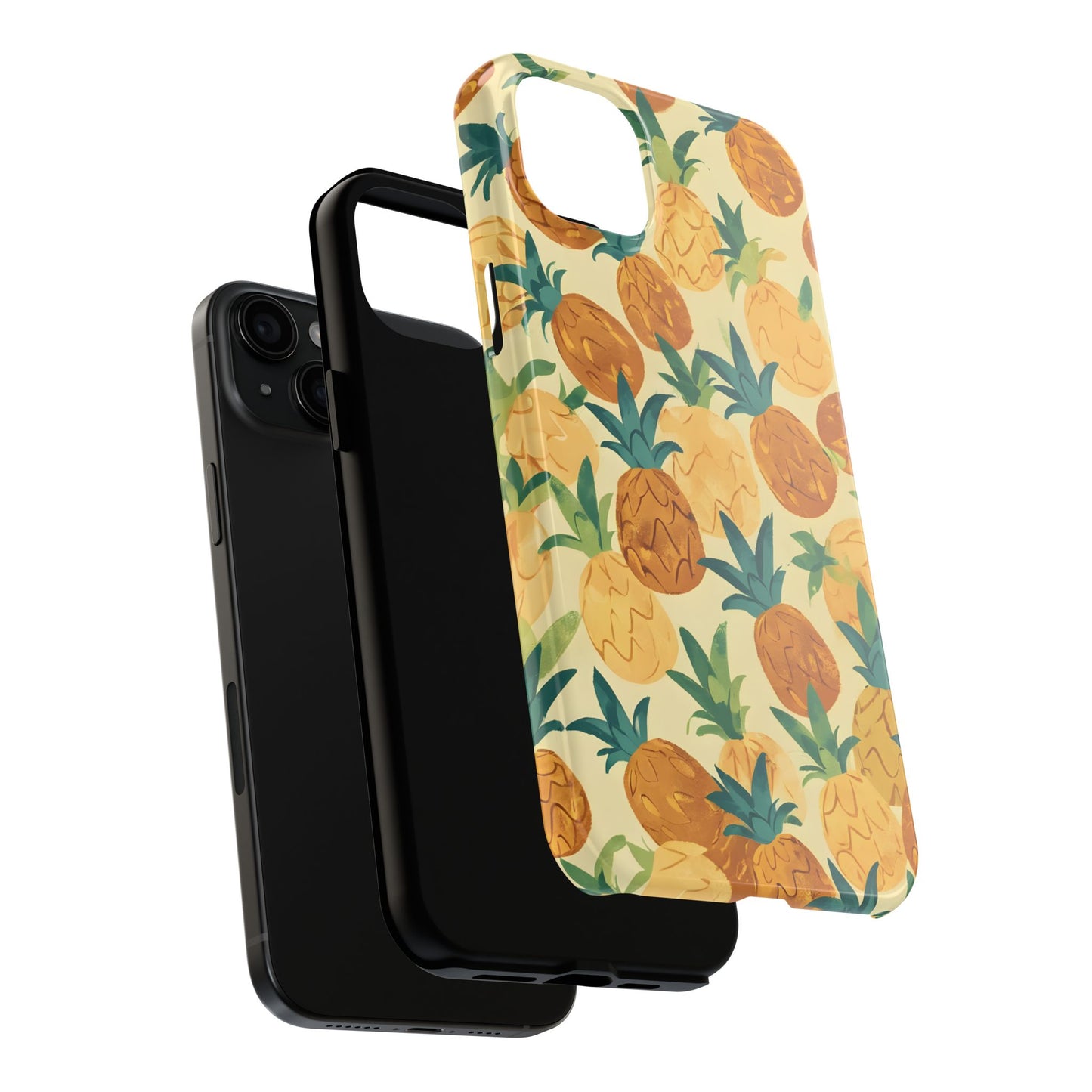 Pineapple Paradise Tough Phone Case - Durable and Stylish for Summer Vibes - for iPhone