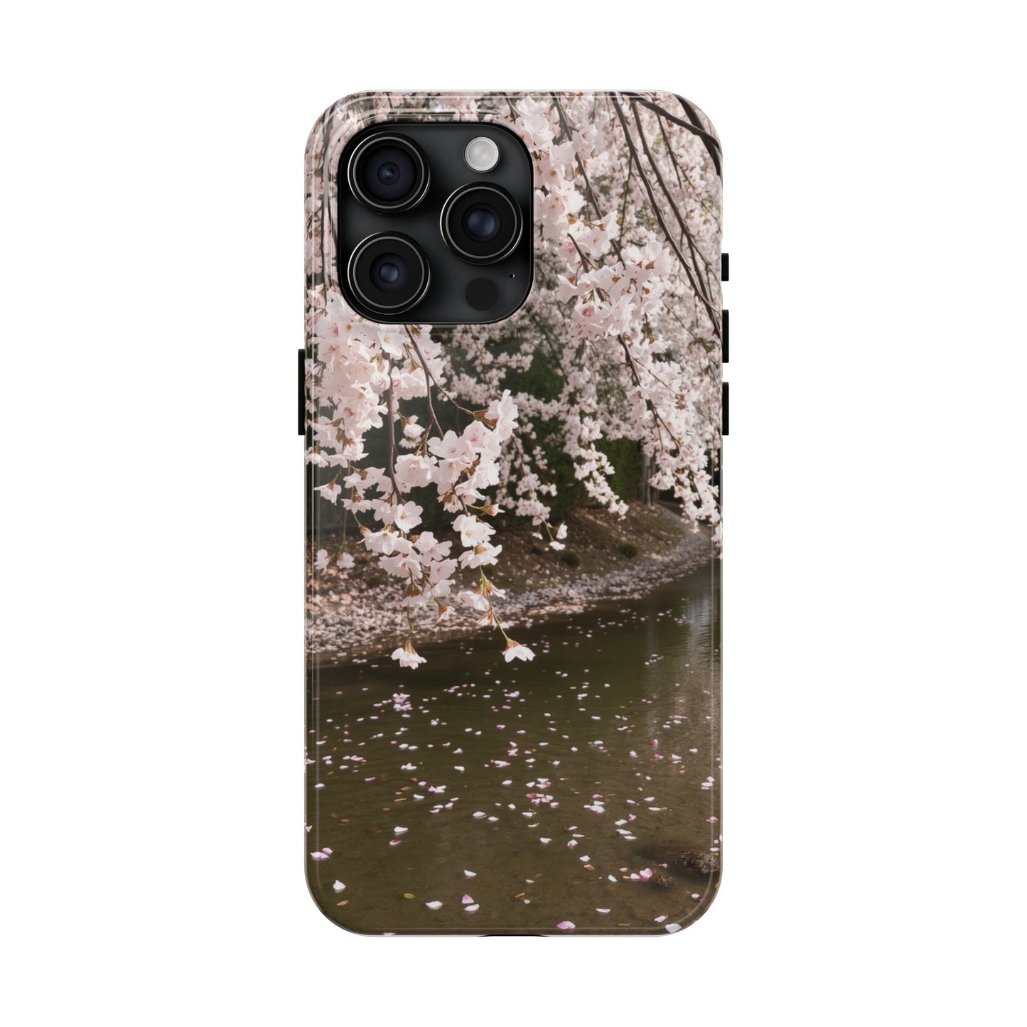 Cherry Blossom Tough Phone Cases - Durable Protection with Floral Serenity
