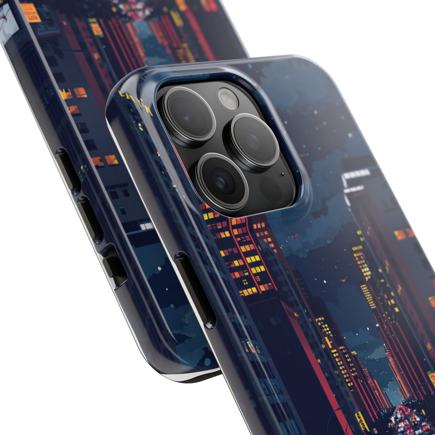 Urban Nightlife Tough Phone Case - Durable & Stylish Protection