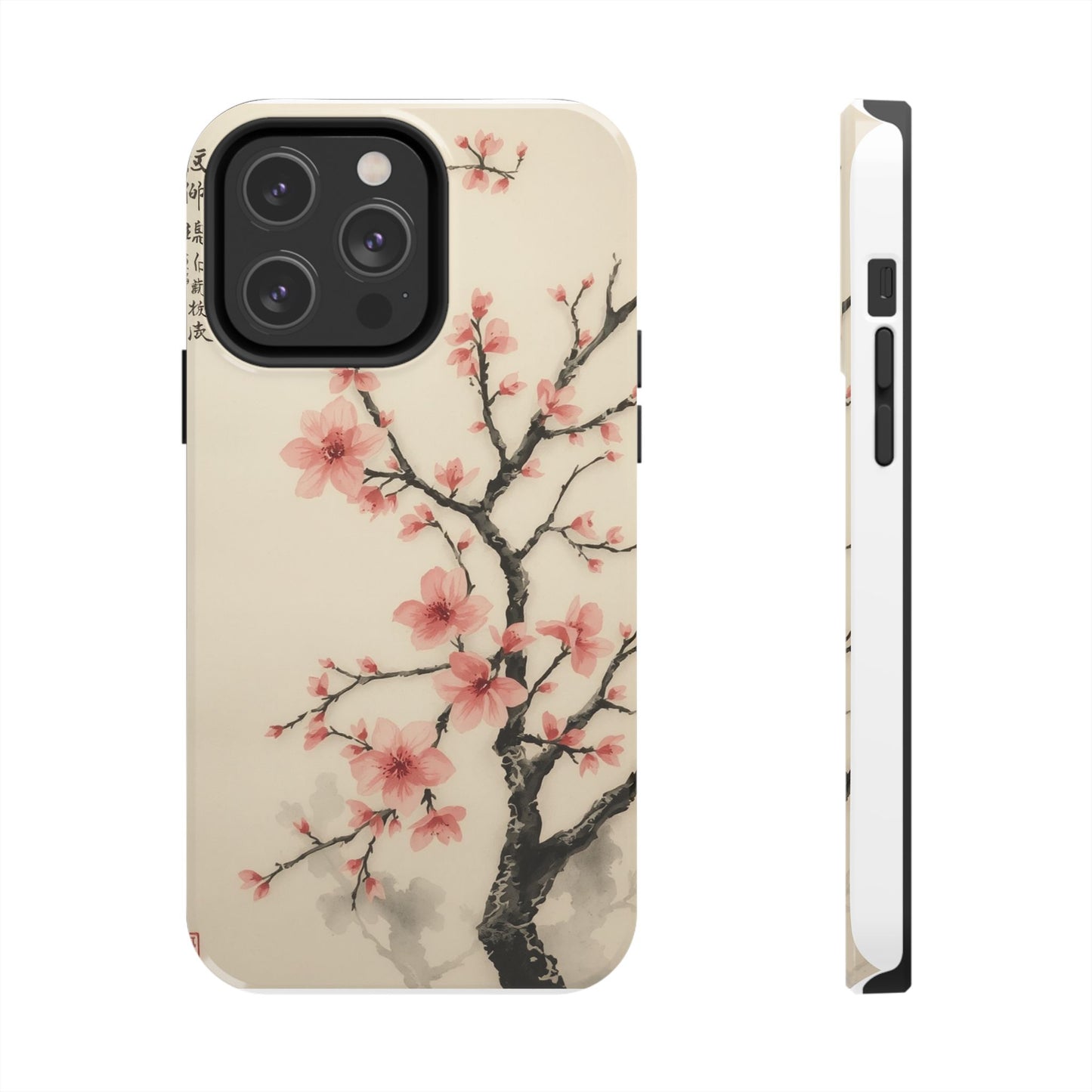 Cherry Blossom Tough Phone Case - Stylish Protection for Nature Lovers