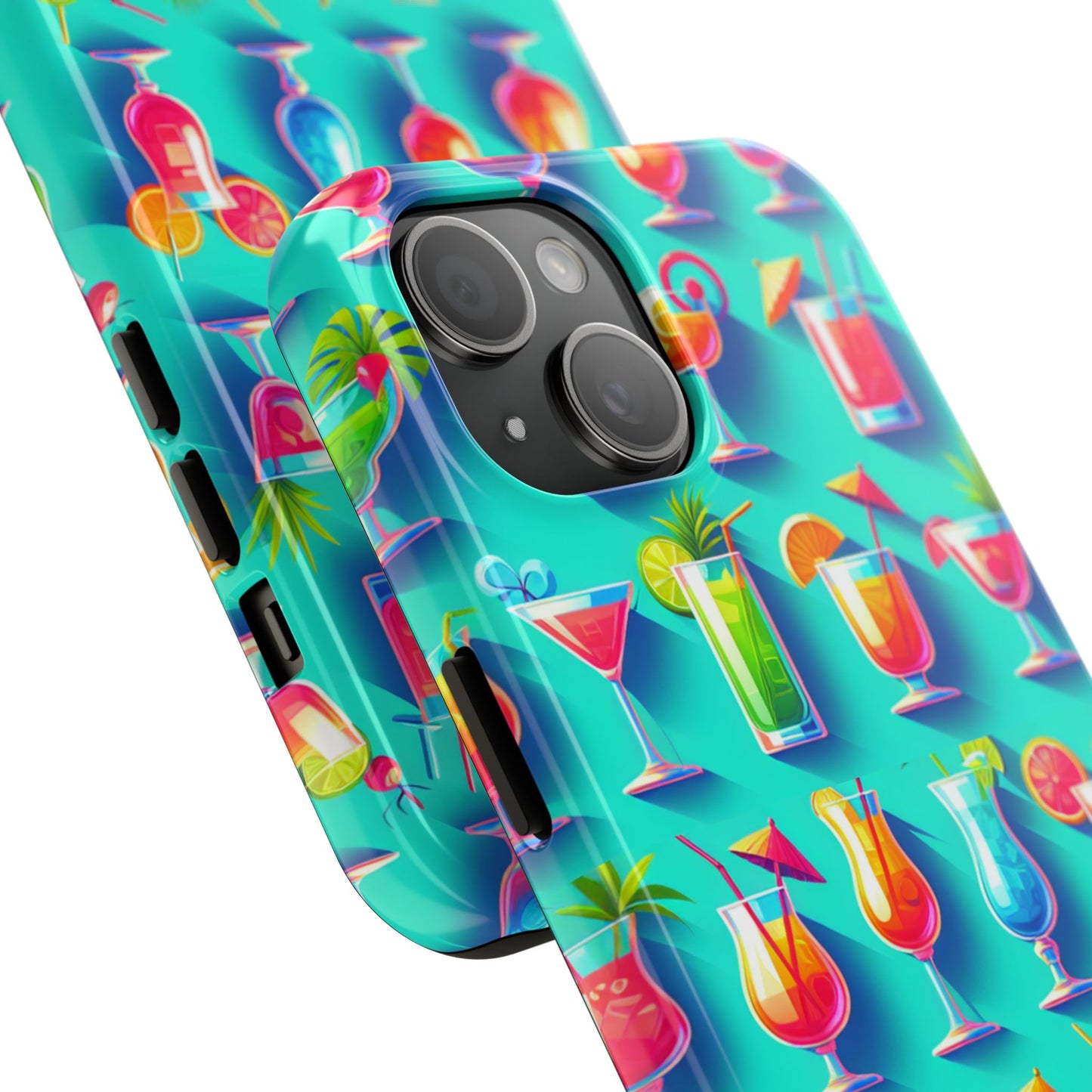 Cocktail Party Phone Case - Fun & Colorful Design for Summer Vibes - for iPhone