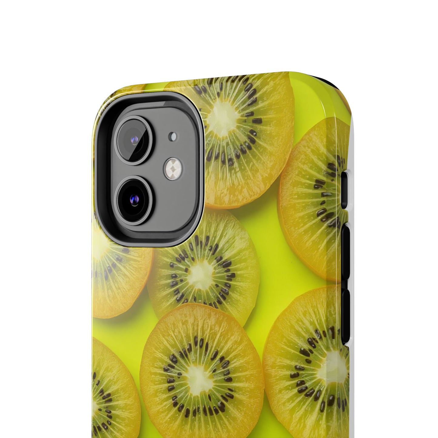 Vibrant Kiwi Tough Phone Case - Bright Yellow Design for Fruit Lovers