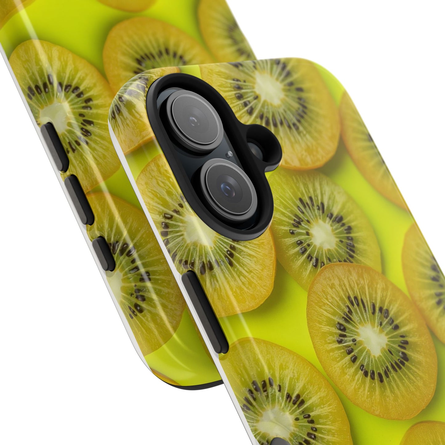 Vibrant Kiwi Tough Phone Case - Bright Yellow Design for Fruit Lovers