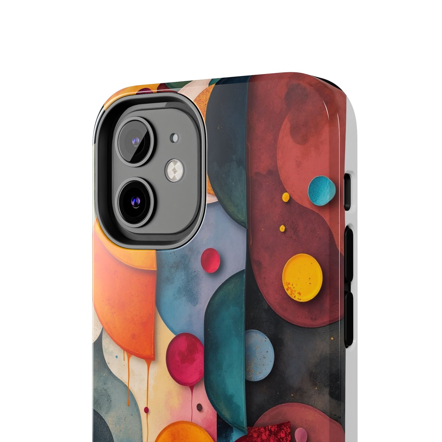 Artistic Tough Phone Cases - Colorful Abstract Design for Trendy Protection - for iPhone