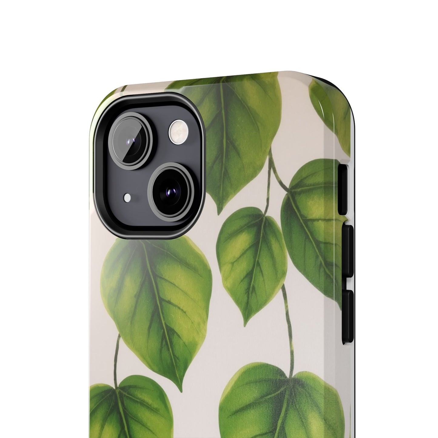 Tough Phone Cases with Green Leaf Design | Eco-Friendly Protection for Nature Lovers