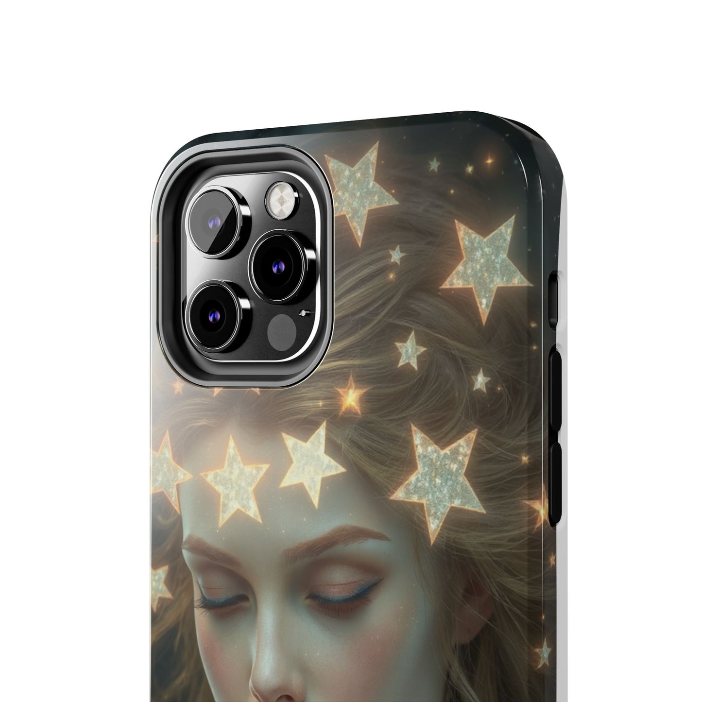 Celestial Dream Tough Phone Case - Artistic Starry Design for Style Enthusiasts