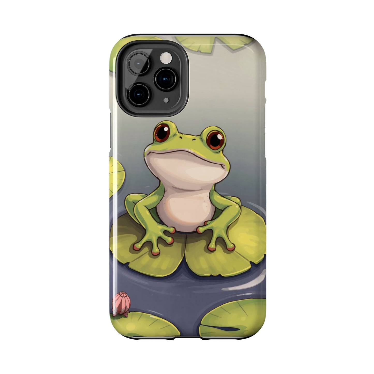 Cute Frog Tough Phone Case - Durable Protection with Nature Vibe