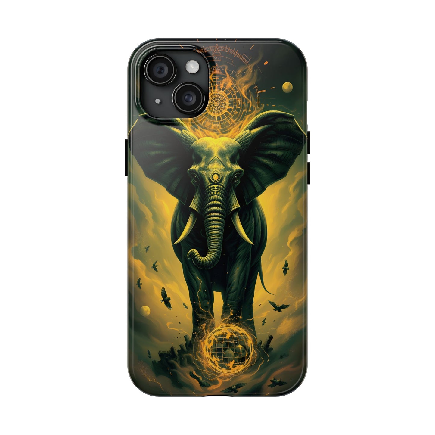 Majestic Elephant Clouds Tough Phone Case - Durable Protection with Bold Design - for iPhone