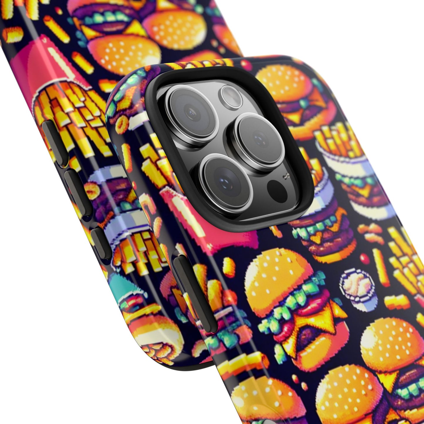 Retro Fast Food Phone Case - Tough and Durable - for iPhone