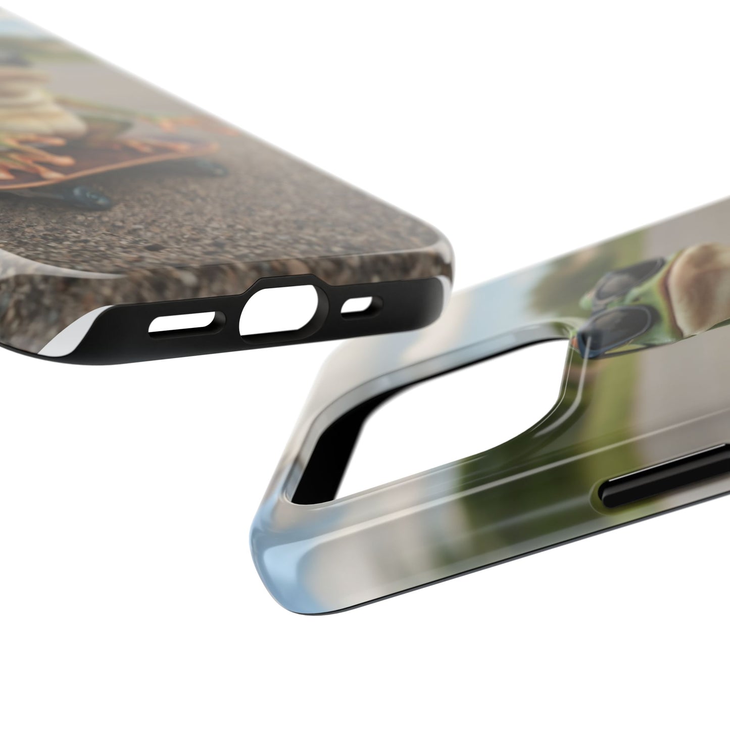Cool Frog Skateboard Phone Case - Tough and Stylish Protection