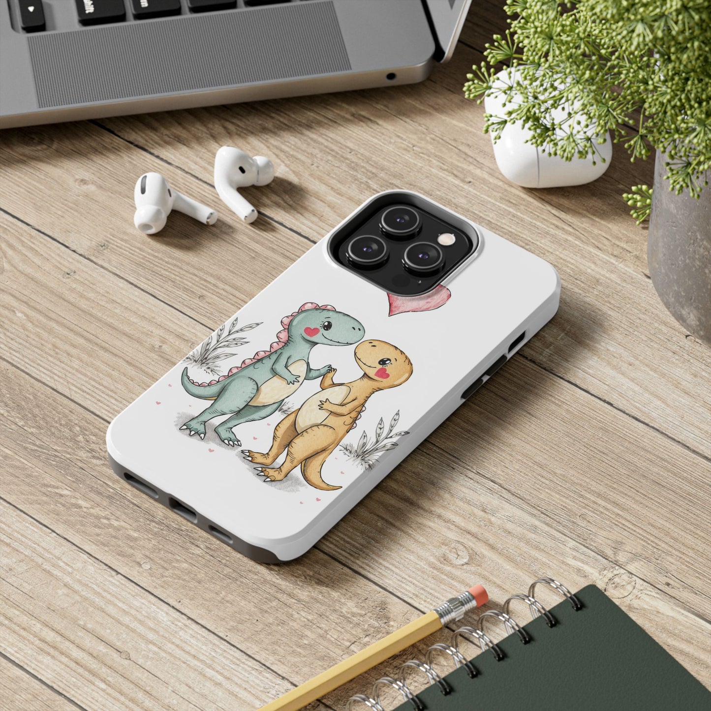 Dino Couples - Tough Phone Case for iPhone