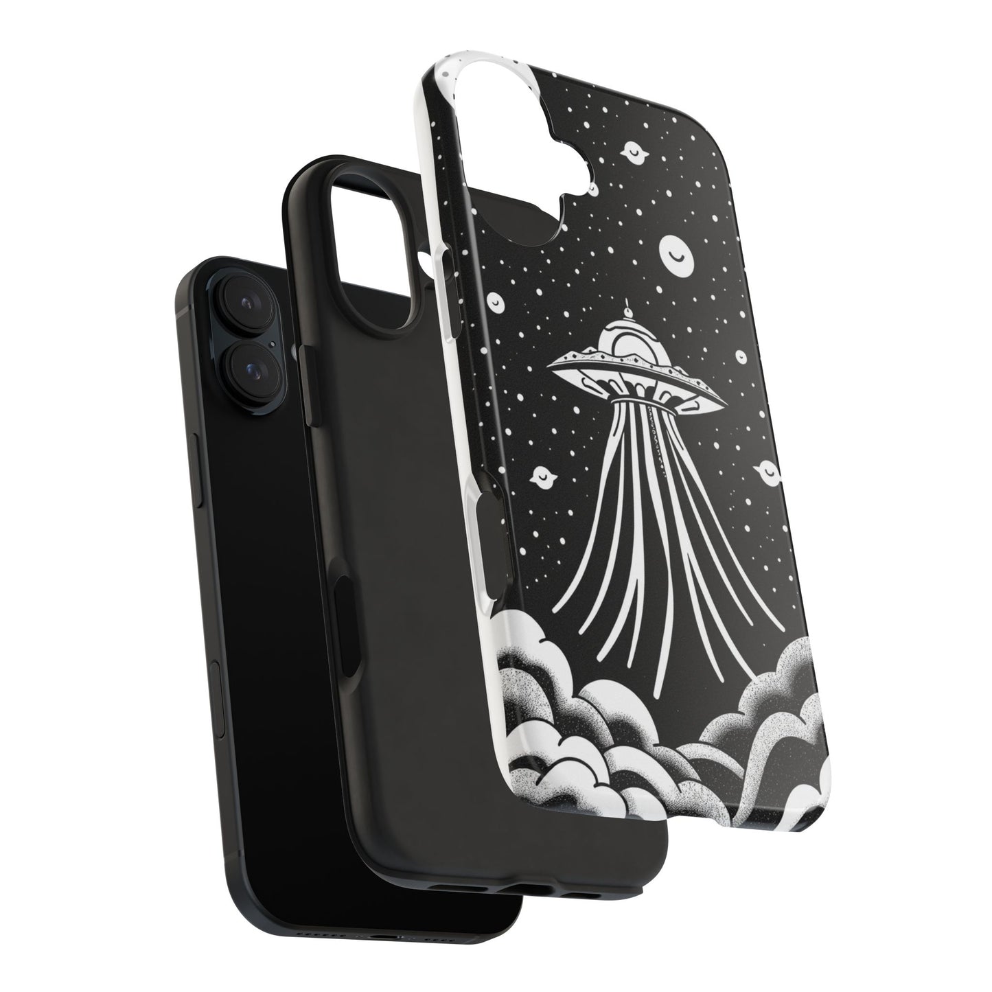 Galaxy UFO Tough Phone Case - Durable Protection with Unique Space Design