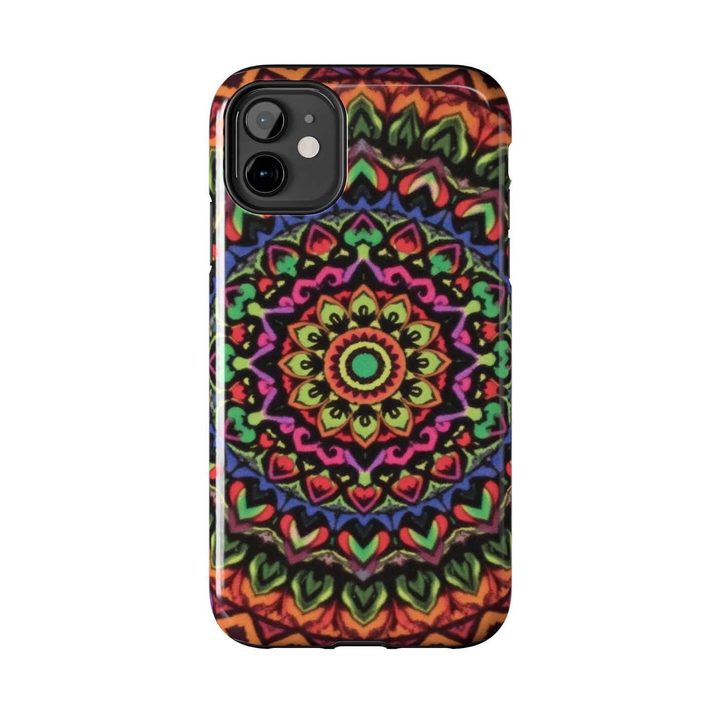 Colorful Mandala Tough Phone Case - Vibrant Designs for Trendy Protection - for iPhone