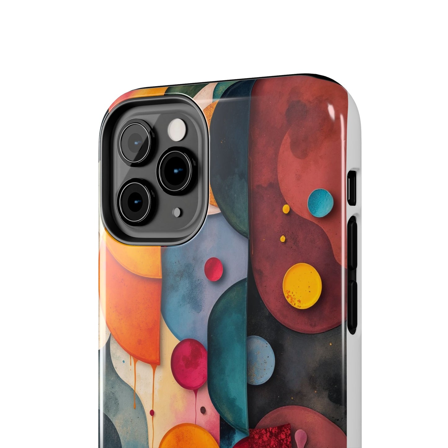 Artistic Tough Phone Cases - Colorful Abstract Design for Trendy Protection - for iPhone