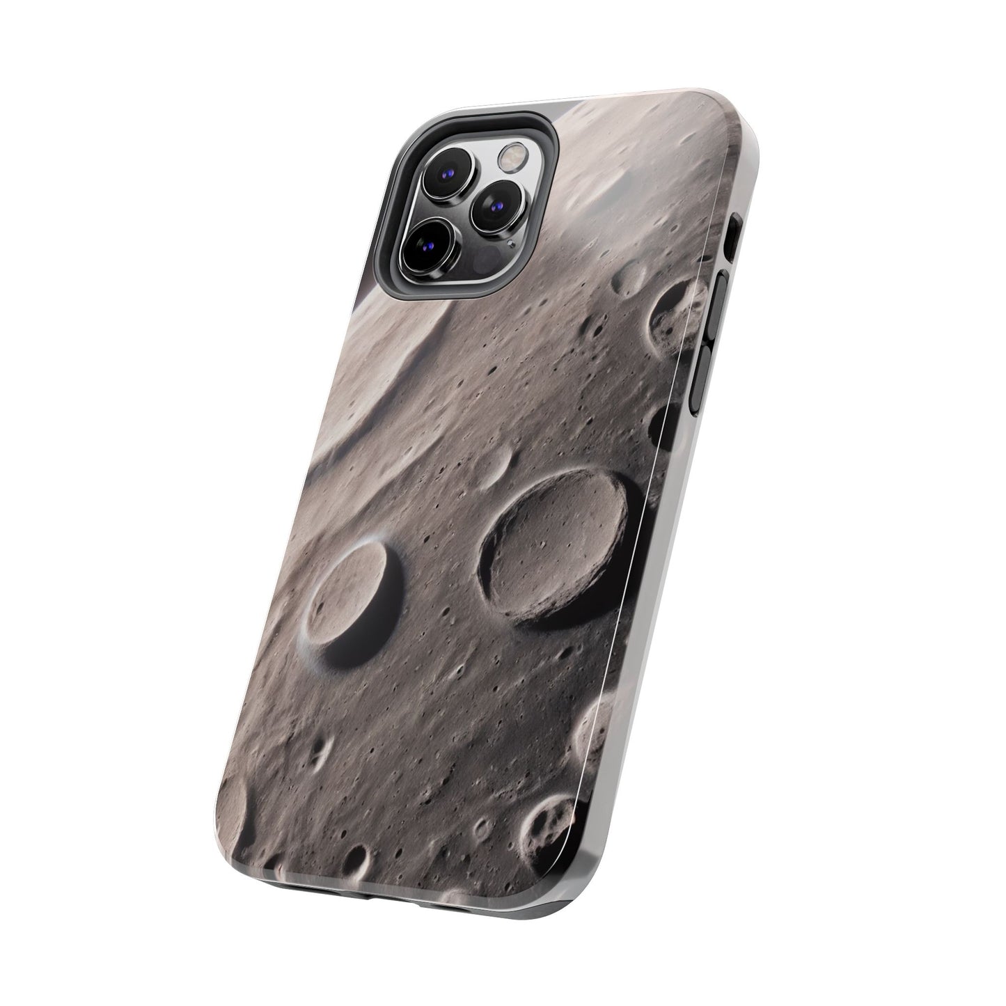 Celestial Moon Surface Tough Phone Case | Durable Space-Themed Design - for iPhone