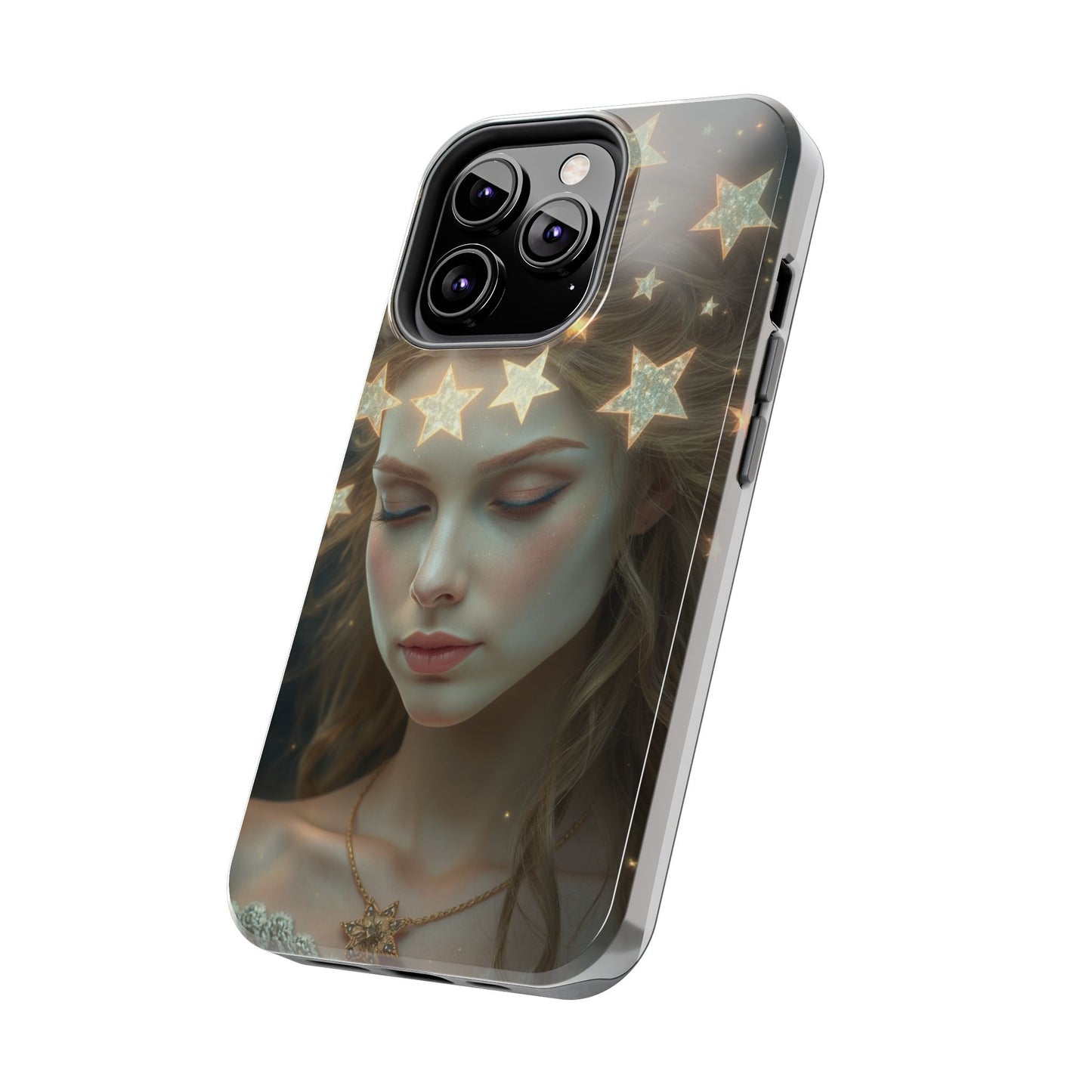 Celestial Dream Tough Phone Case - Artistic Starry Design for Style Enthusiasts