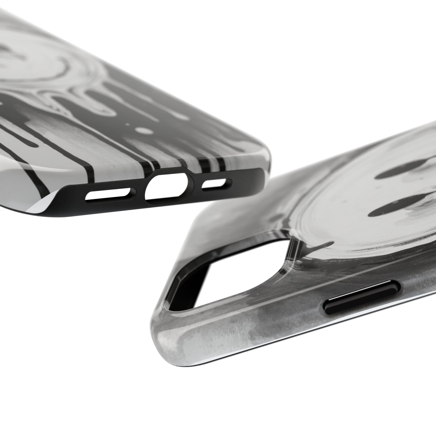 Dripping Smiley Tough Phone Case - Stylish & Durable Protection