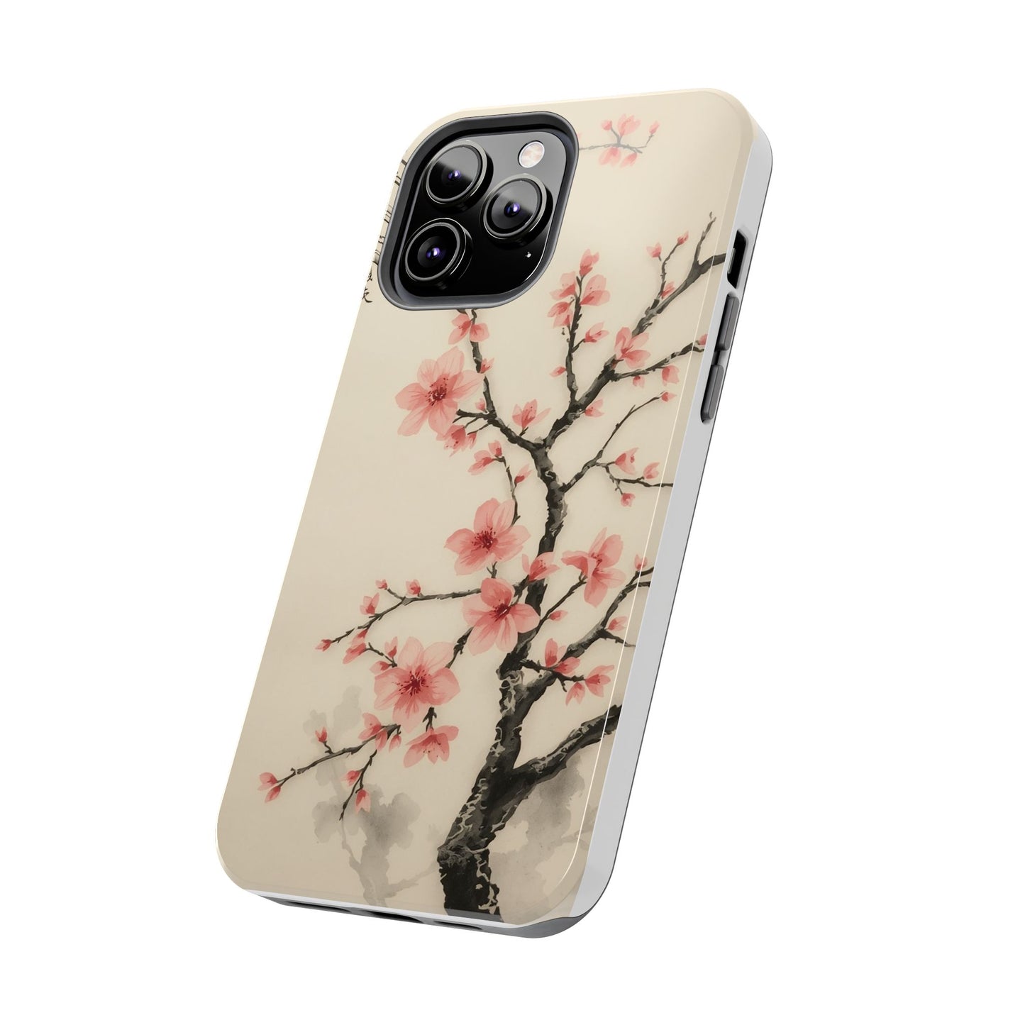 Cherry Blossom Tough Phone Case - Stylish Protection for Nature Lovers