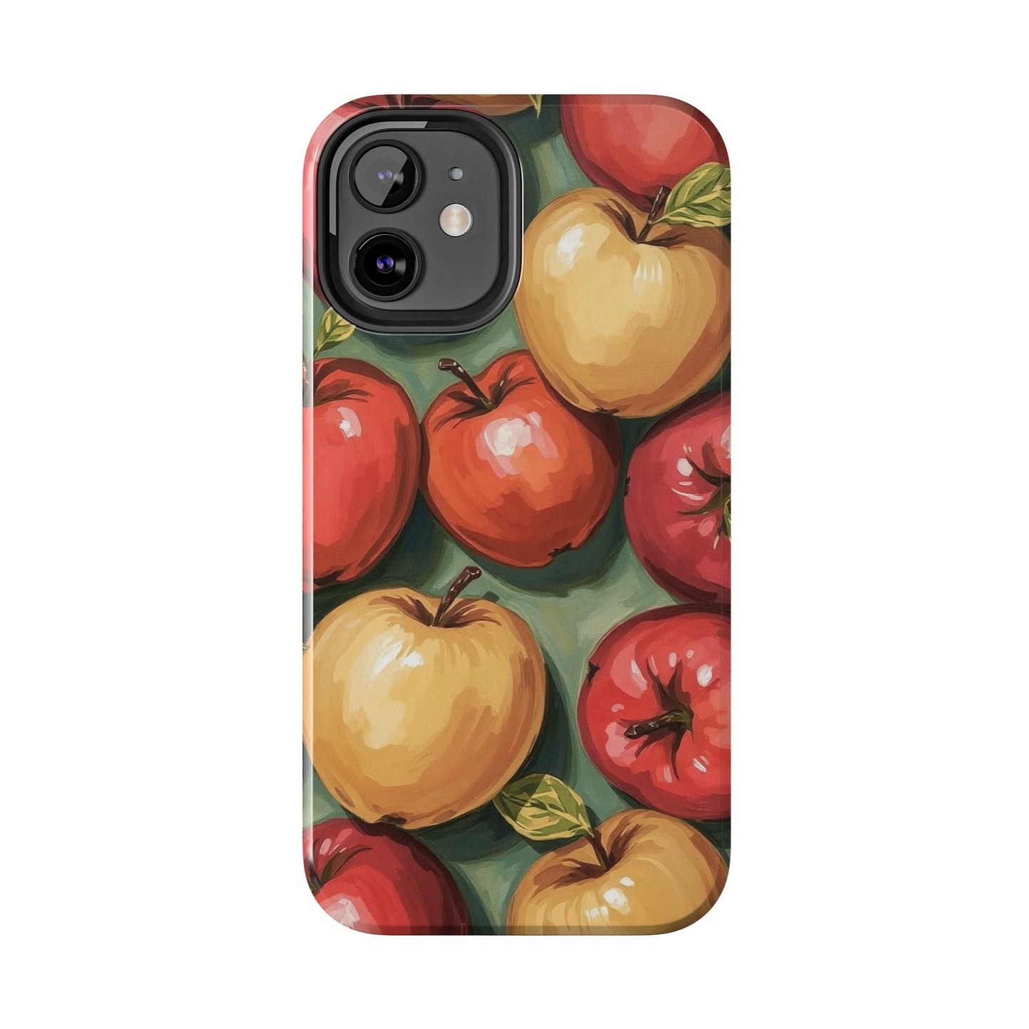 Colorful Painted Apples Art Tough Phone Case - Durable & Stylish Protection - for iPhone