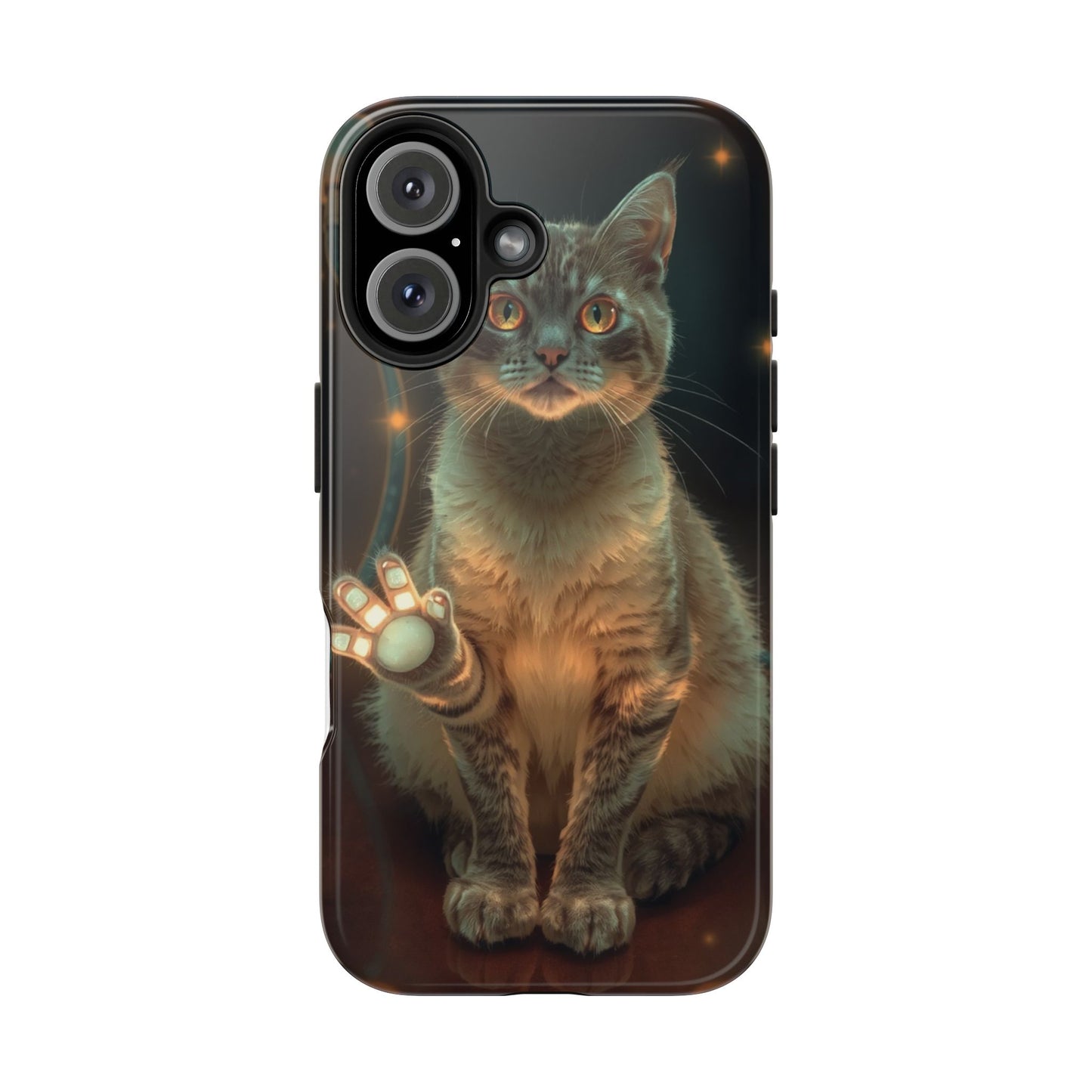 Whimsical Cat Phone Case | Tough Phone Cases for Cat Lovers, Pet Accessories, Gift for Cat Owners, Cute Phone Cover, Personalized Tech