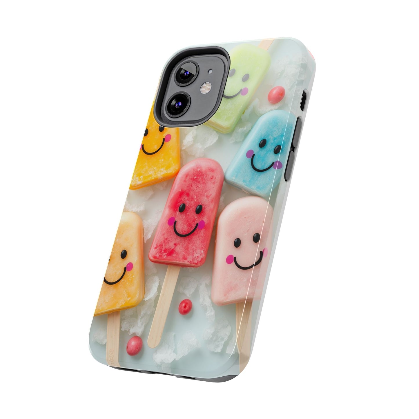 Cute Smile Popsicle Tough Phone Case - Fun Protection for Your Device