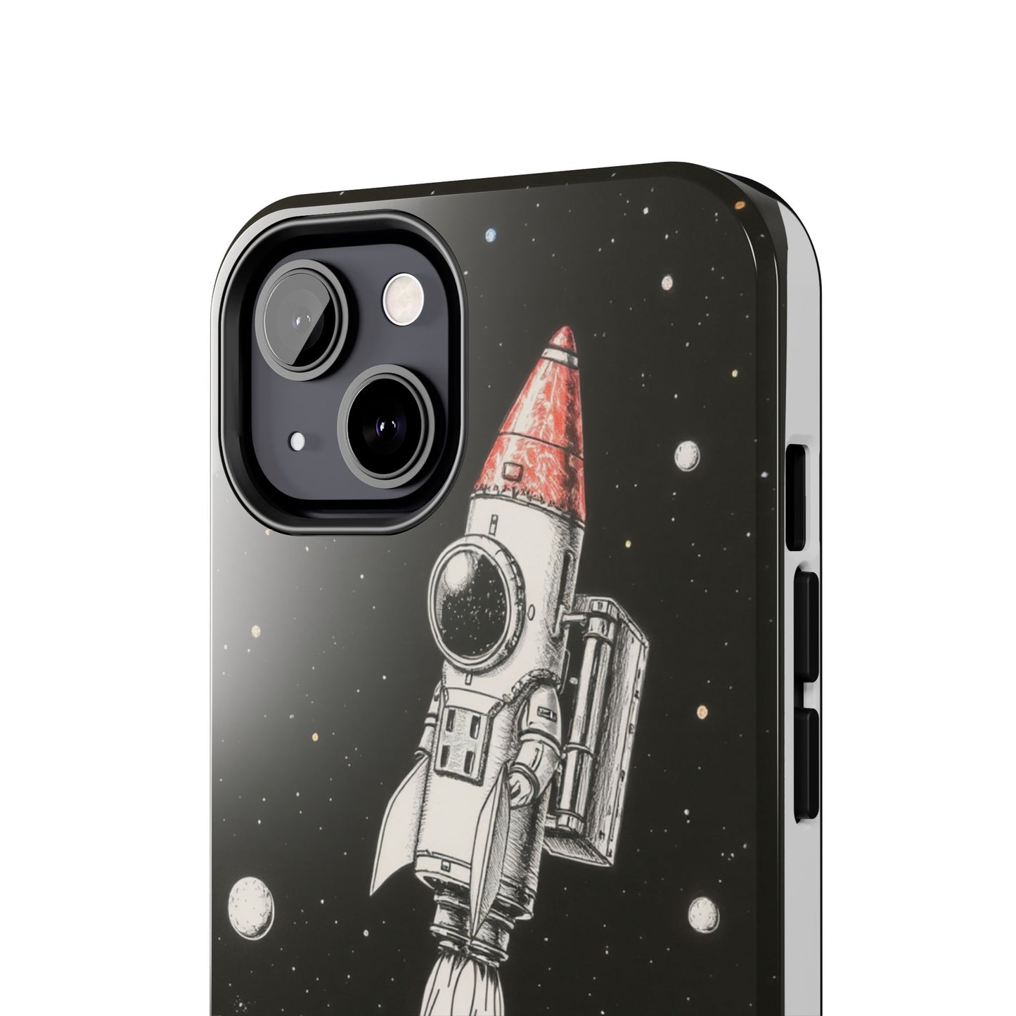 Cool Tough Phone Case for iPhone - Astro-Rocket Bond