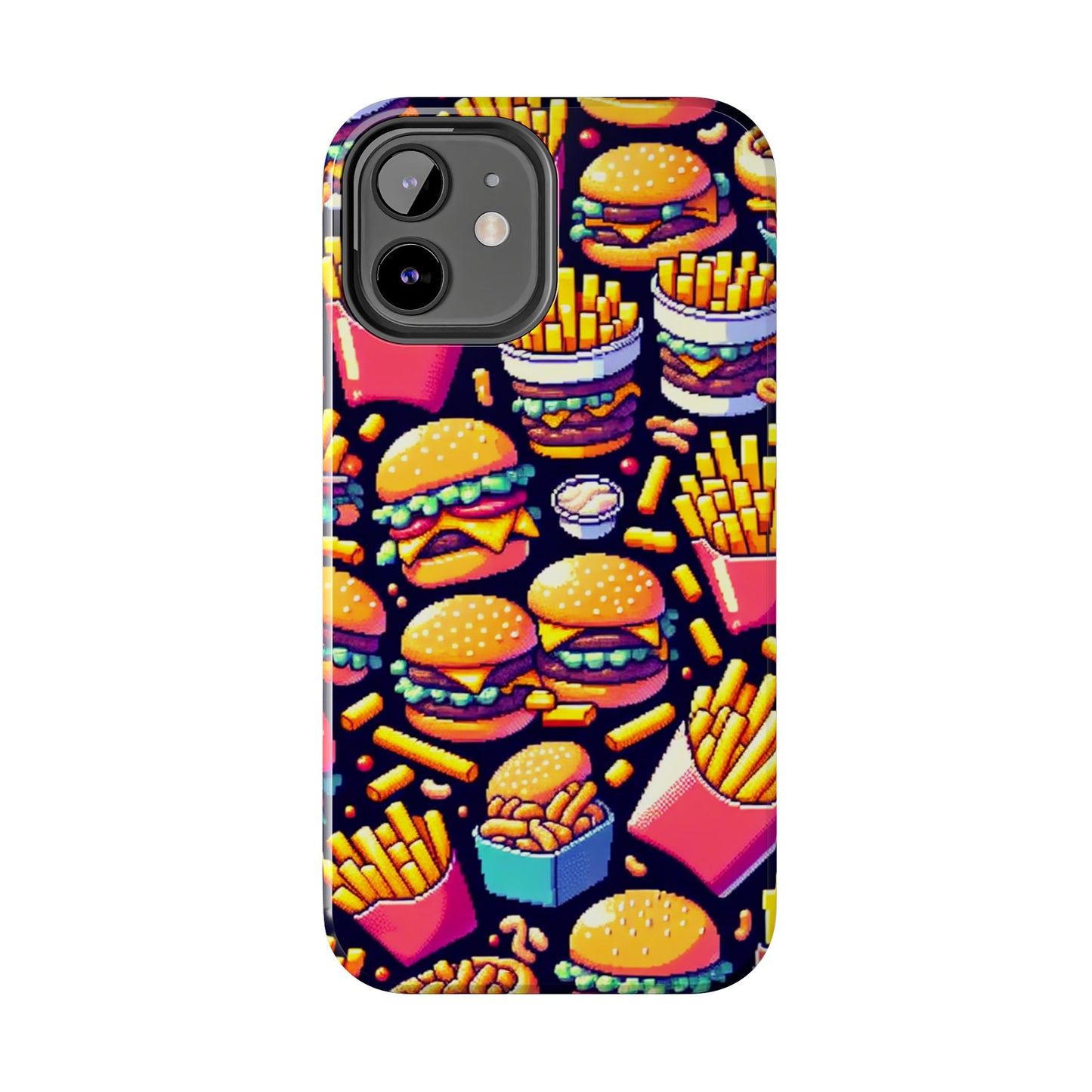 Retro Fast Food Phone Case - Tough and Durable - for iPhone