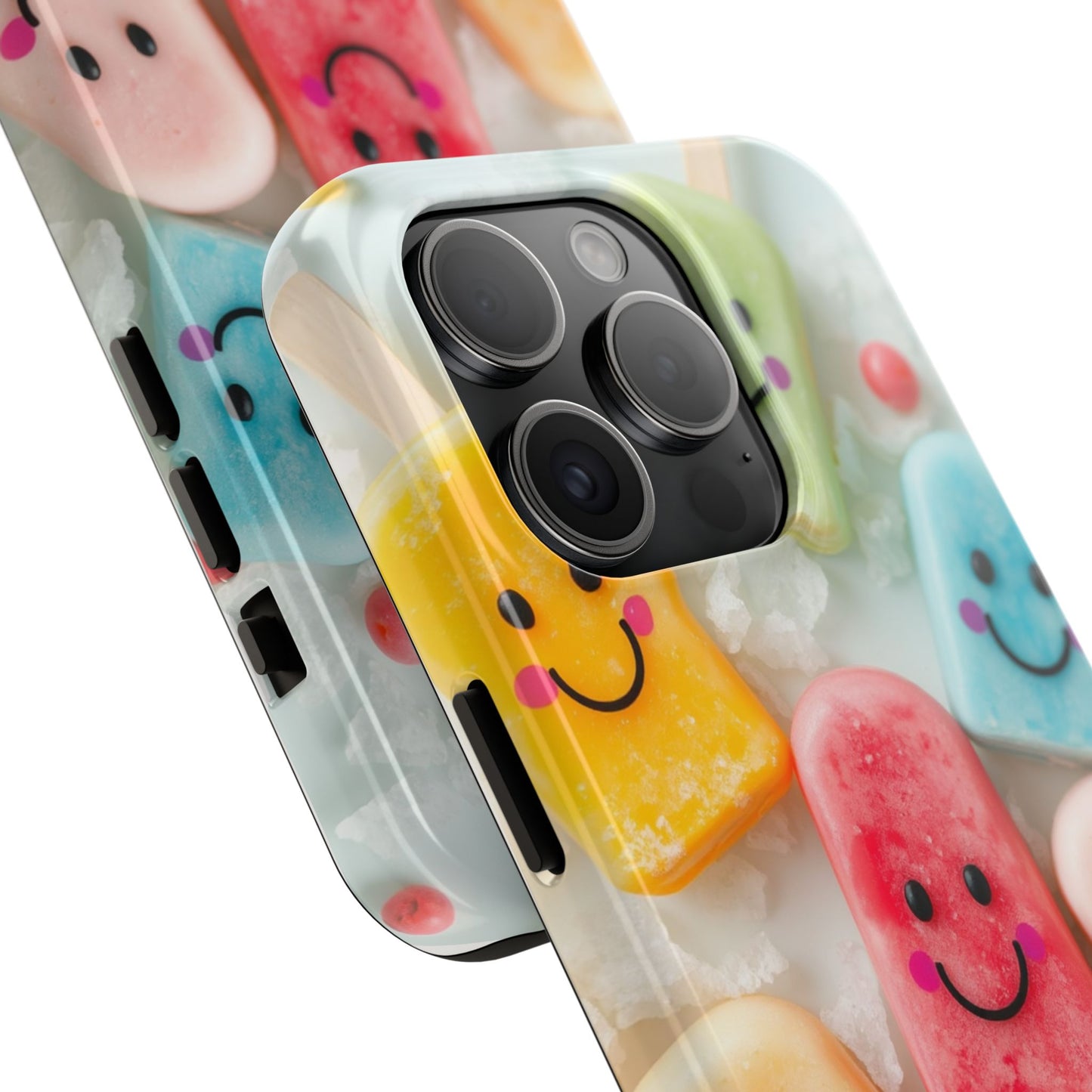 Cute Smile Popsicle Tough Phone Case - Fun Protection for Your Device