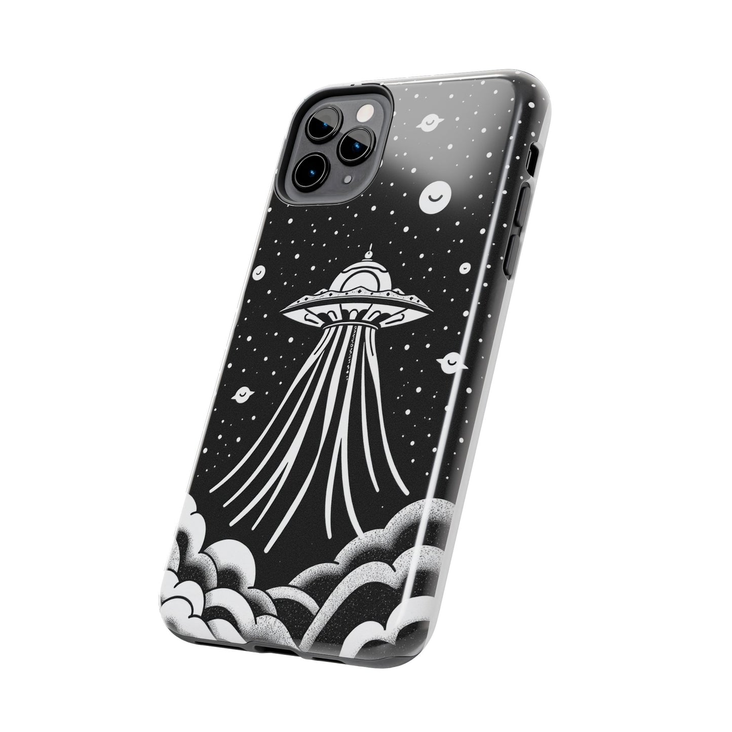 Galaxy UFO Tough Phone Case - Durable Protection with Unique Space Design