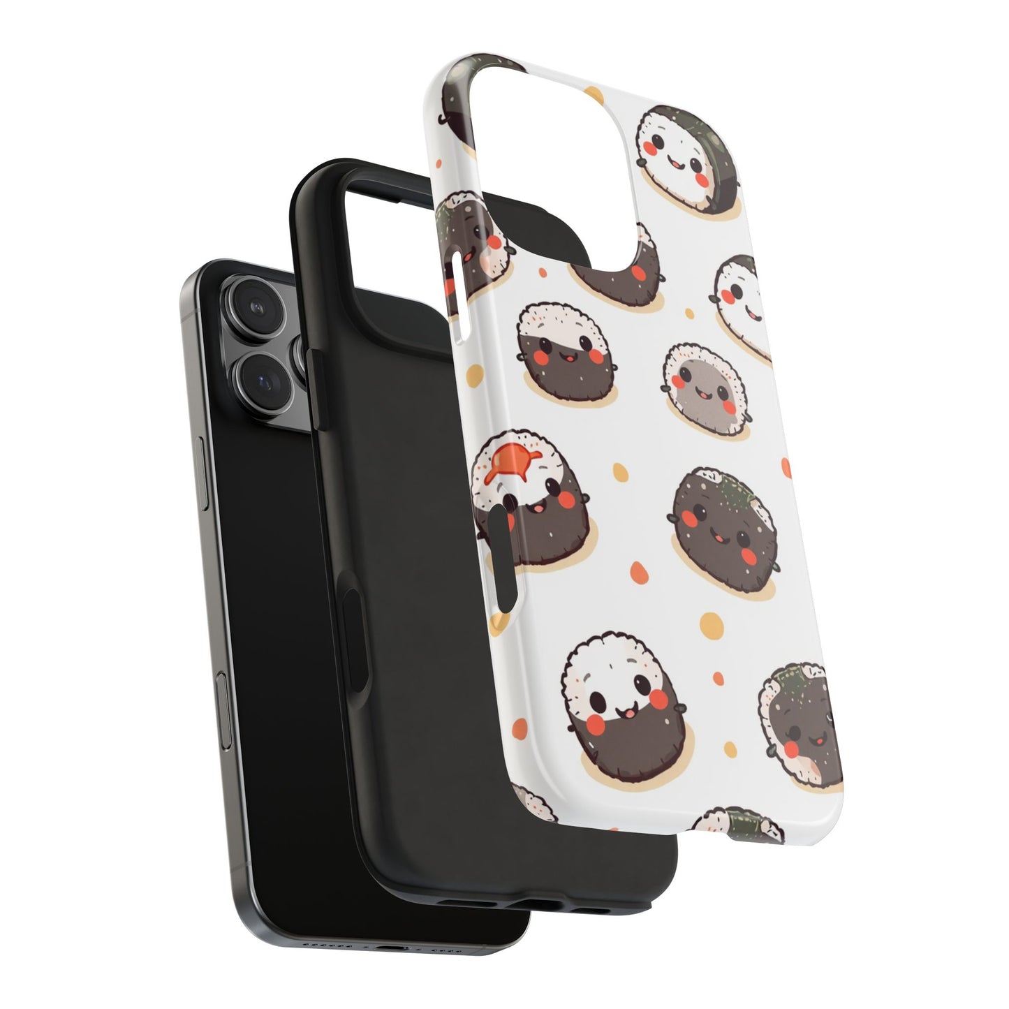 Cute Sushi Tough Phone Case - Kawaii Design for Food Lovers