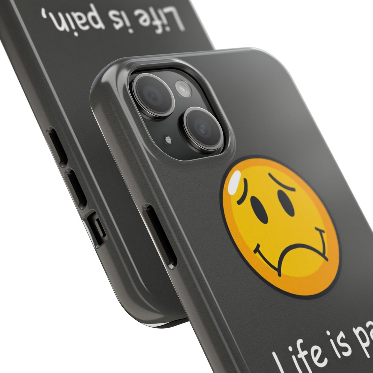 Life is Pain Tough Phone Case - Trendy Design for Smartphone Protection