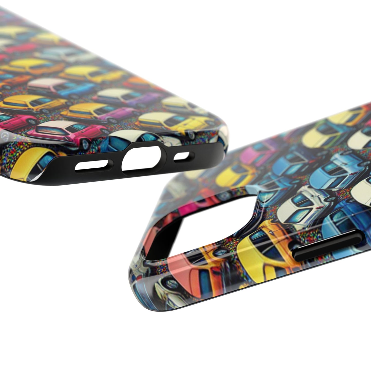 Car Phone Case - City Traffic Pattern Design - for iPhone