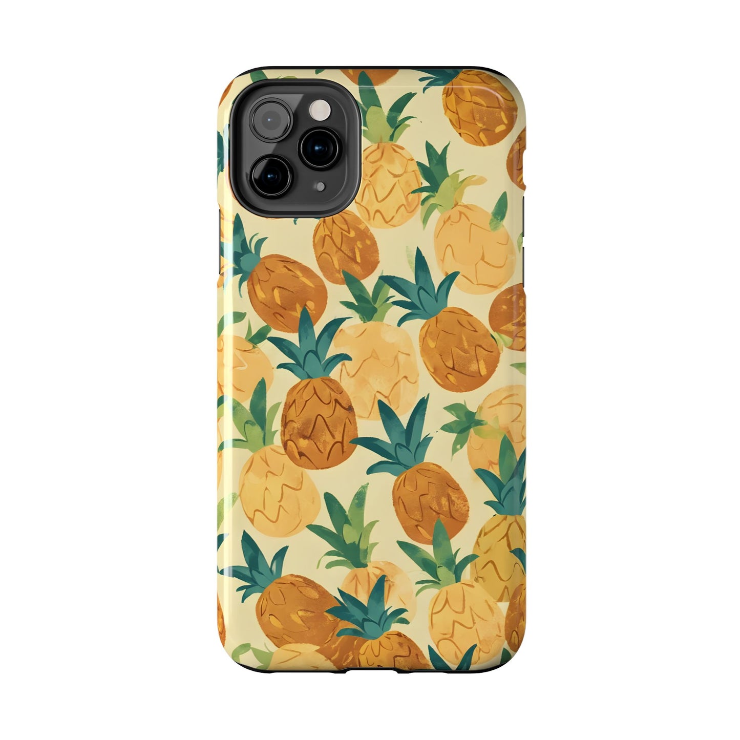 Pineapple Paradise Tough Phone Case - Durable and Stylish for Summer Vibes - for iPhone