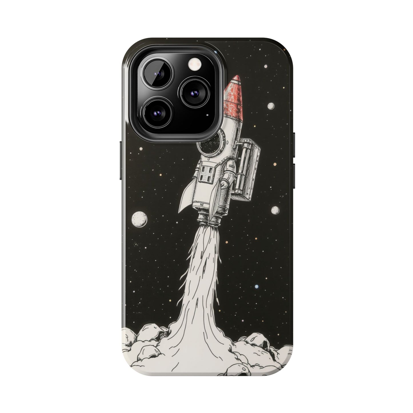 Cool Tough Phone Case for iPhone - Astro-Rocket Bond