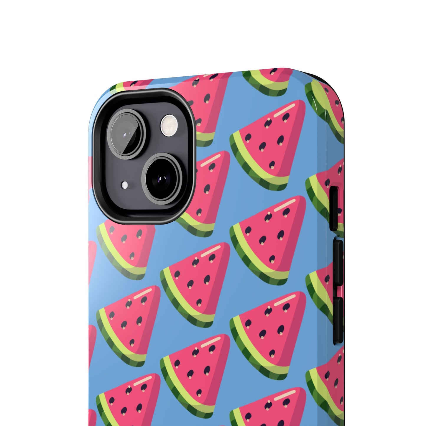Watermelon Fun Tough Phone Case - Summer Vibes, Blue - for iPhone
