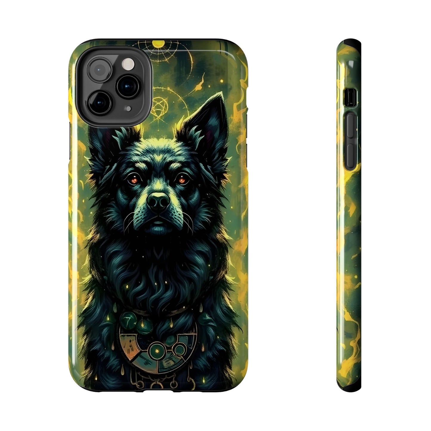 Mystical Dog Tribe Phone Case - Tough and Stylish for Pet Lovers - for iPhone