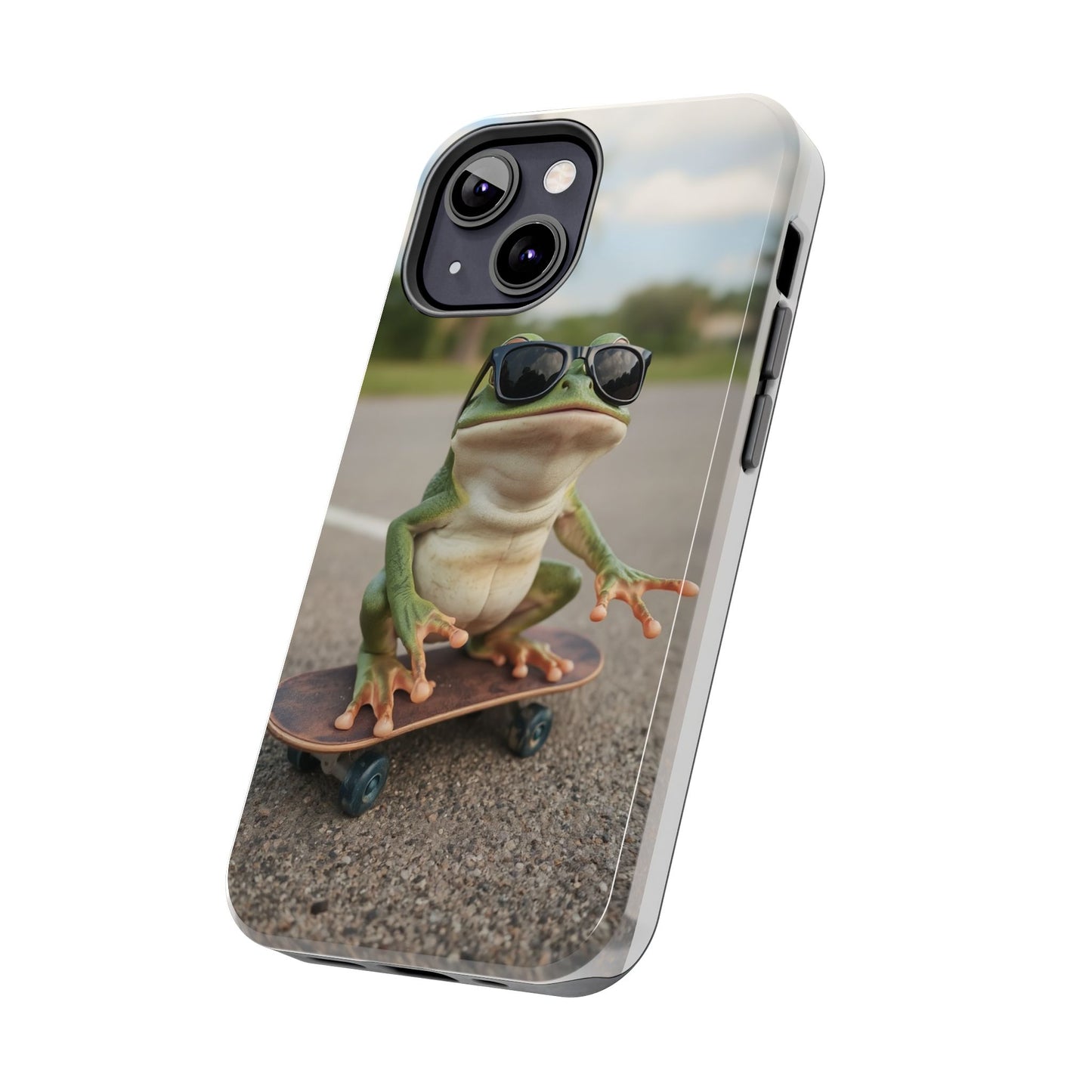 Cool Frog Skateboard Phone Case - Tough and Stylish Protection