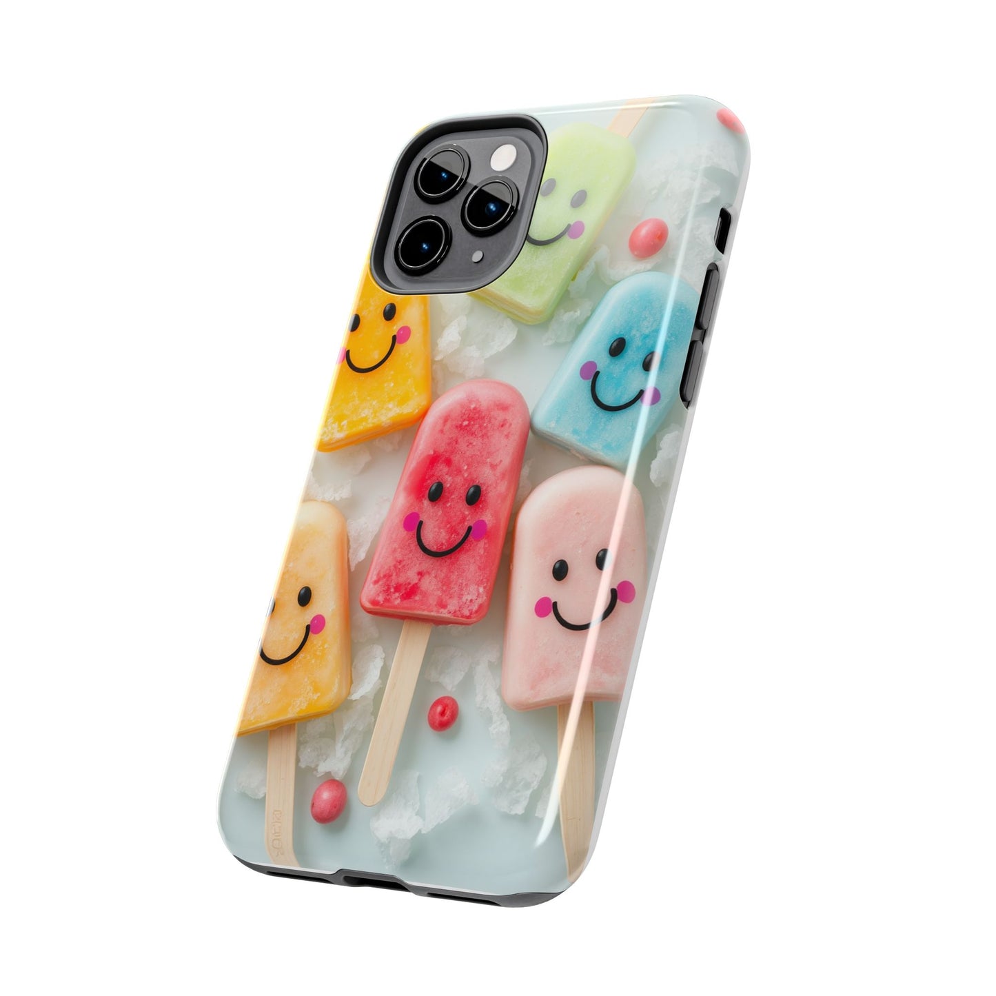 Cute Smile Popsicle Tough Phone Case - Fun Protection for Your Device
