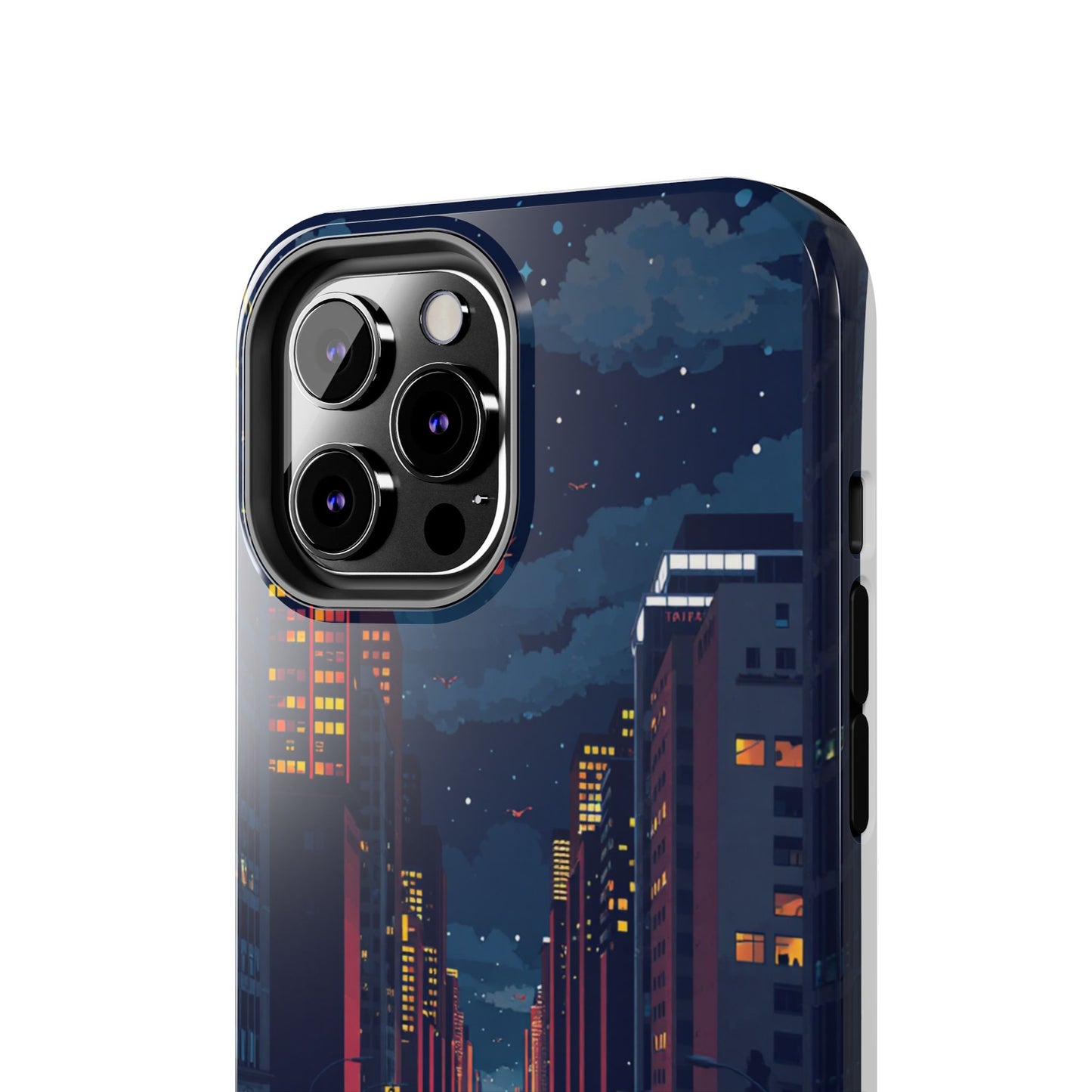 Urban Nightlife Tough Phone Case - Durable & Stylish Protection