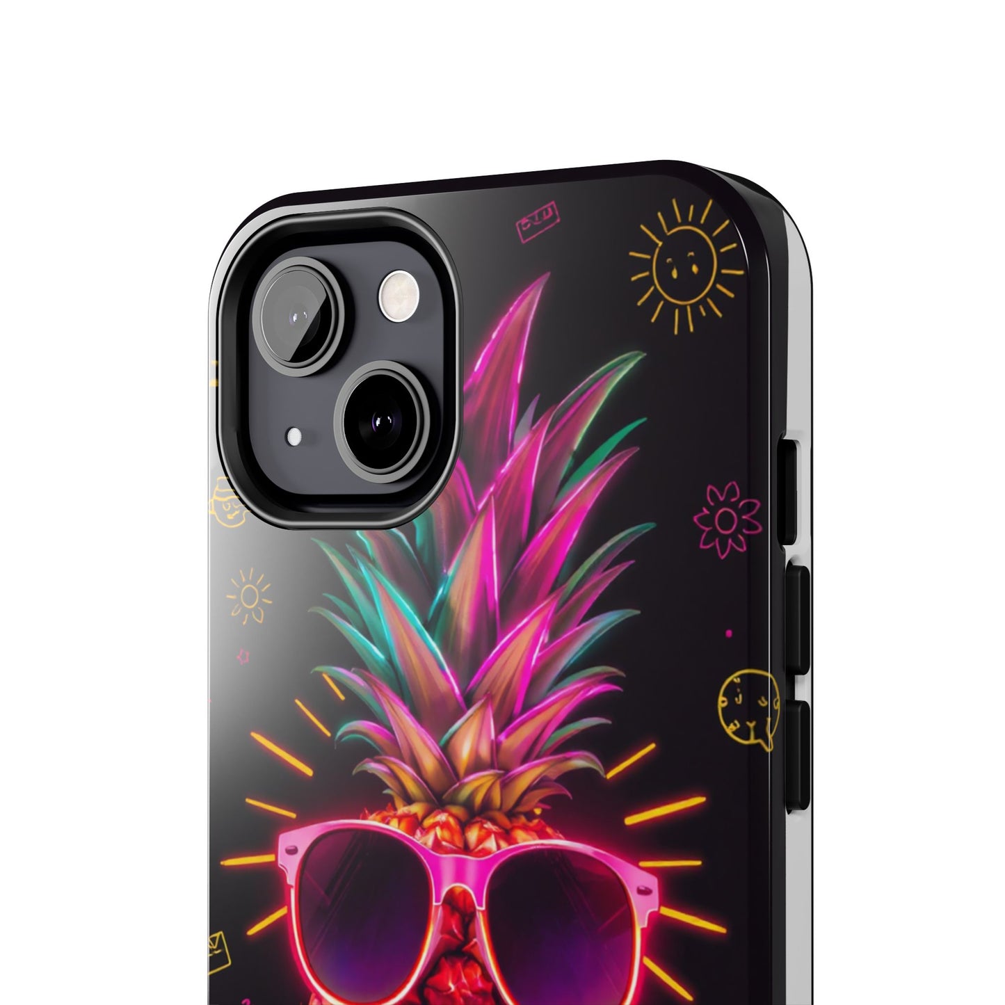 Tough Pineapple Phone Case - Cool, Vibrant Design Perfect for Summer Vibes