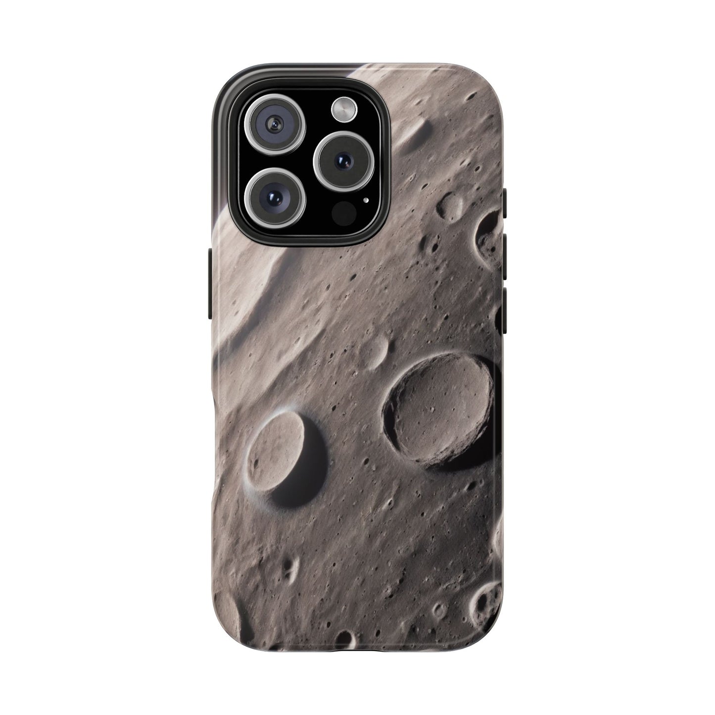 Celestial Moon Surface Tough Phone Case | Durable Space-Themed Design - for iPhone