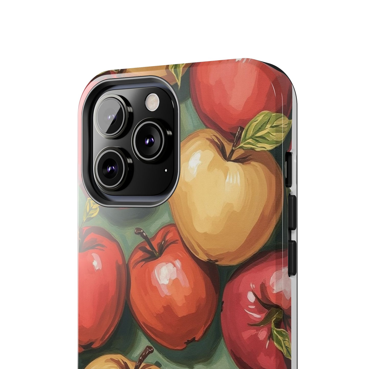Colorful Painted Apples Art Tough Phone Case - Durable & Stylish Protection - for iPhone
