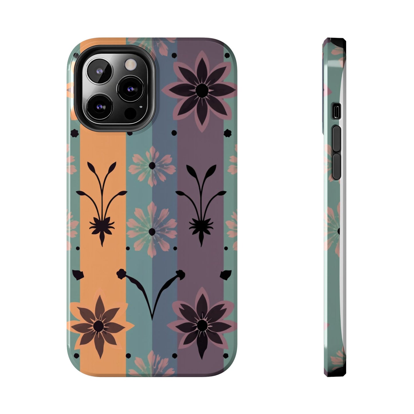 Boho Floral Tough Phone Cases - Durable & Stylish Protection - for iPhone