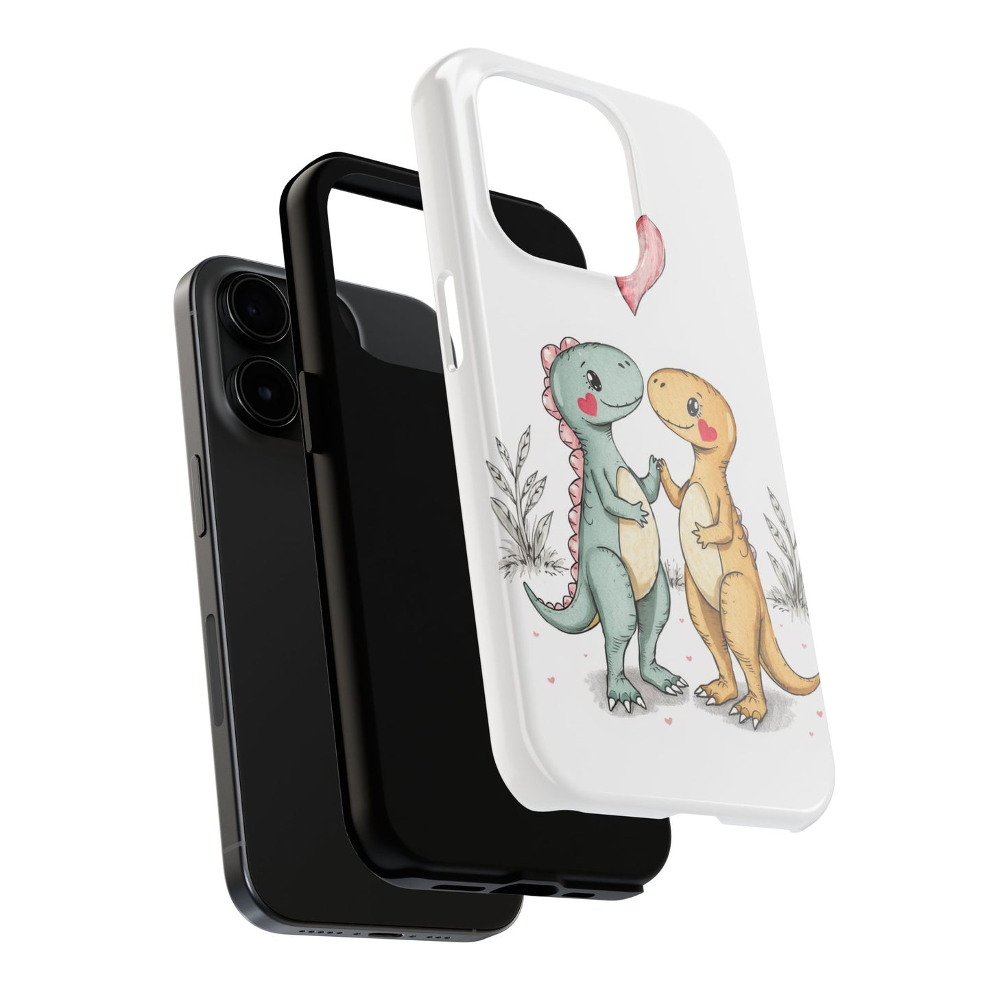 Dino Couples - Tough Phone Case for iPhone