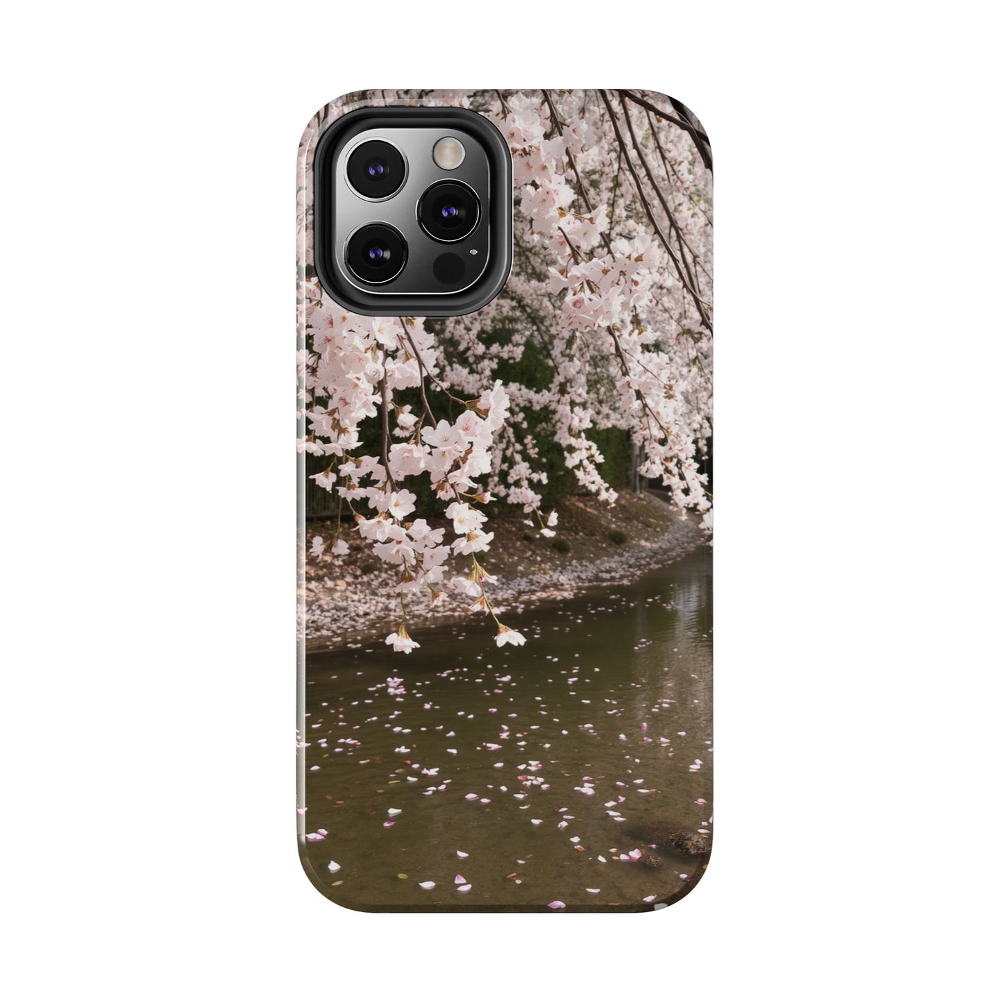 Cherry Blossom Tough Phone Cases - Durable Protection with Floral Serenity