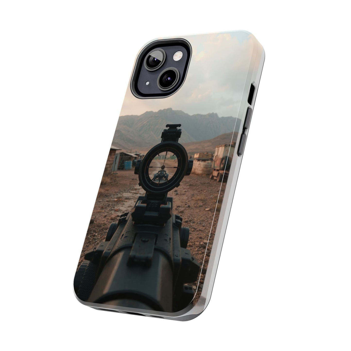 Tough Phone Case - Military Inspired Design with Sniper Scope