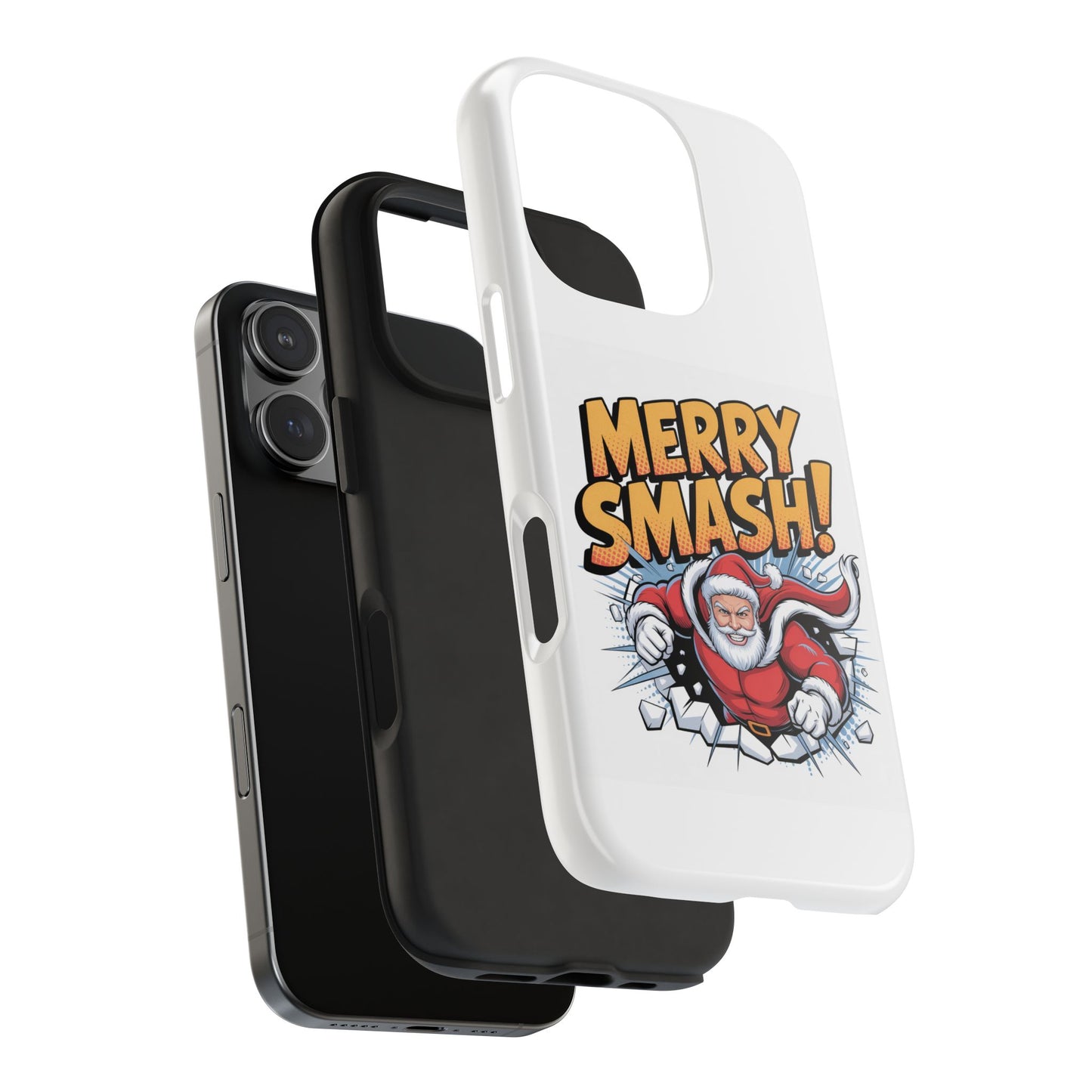 Santa Merry Smash Phone Case