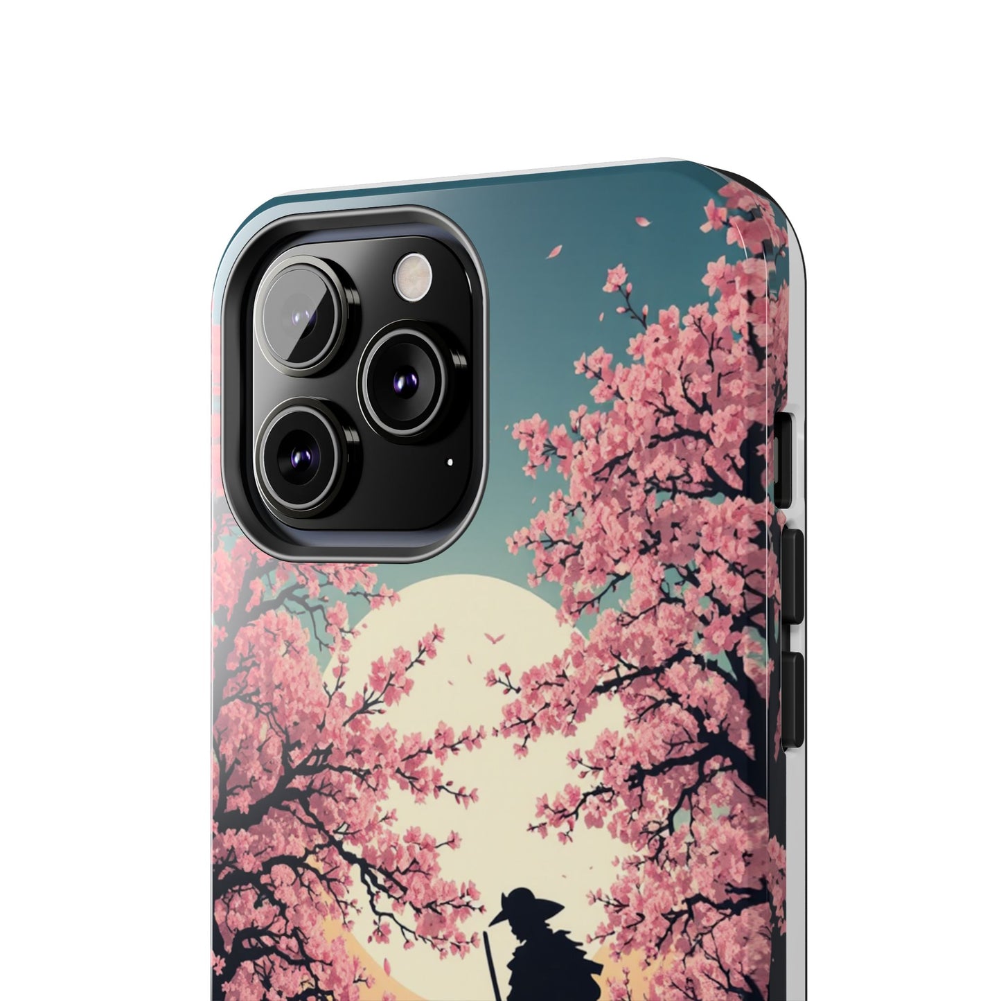 Cherry Blossom Samurai Tough Phone Case