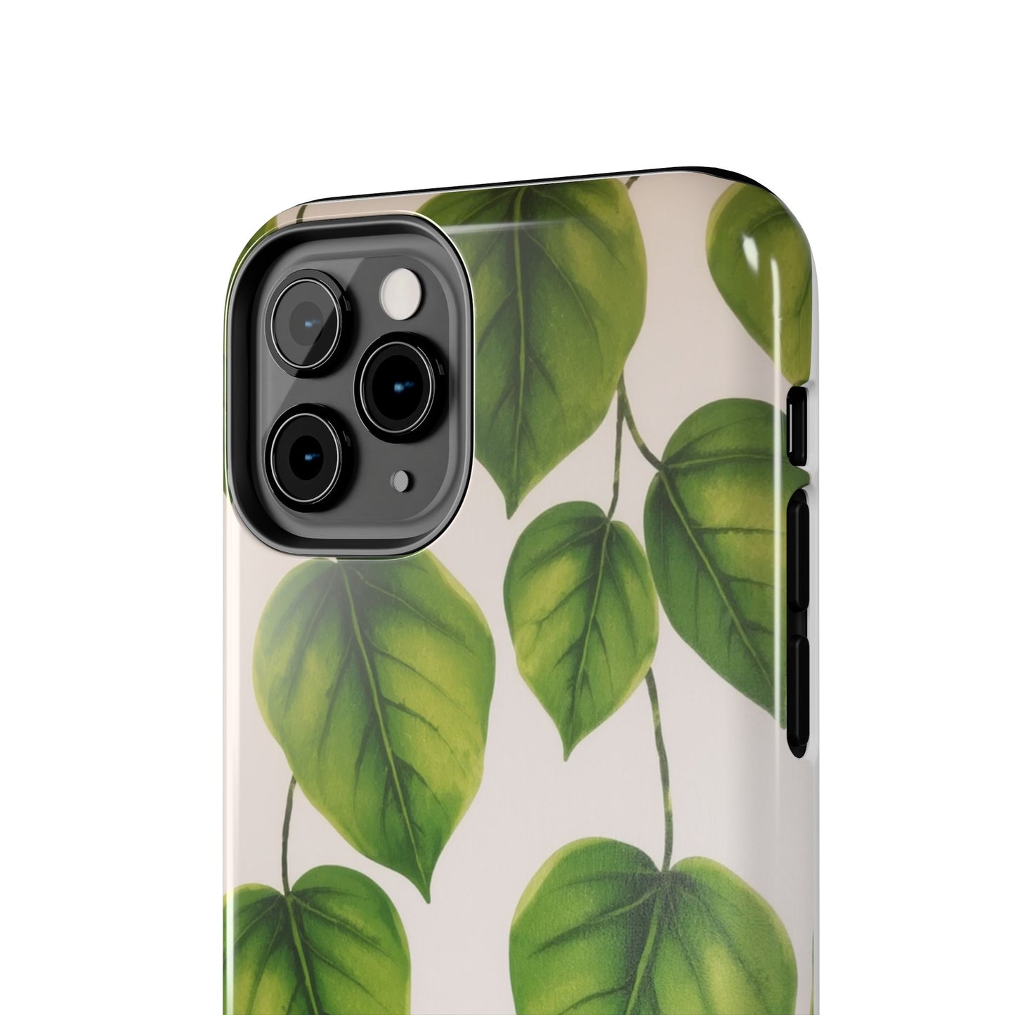 Tough Phone Cases with Green Leaf Design | Eco-Friendly Protection for Nature Lovers