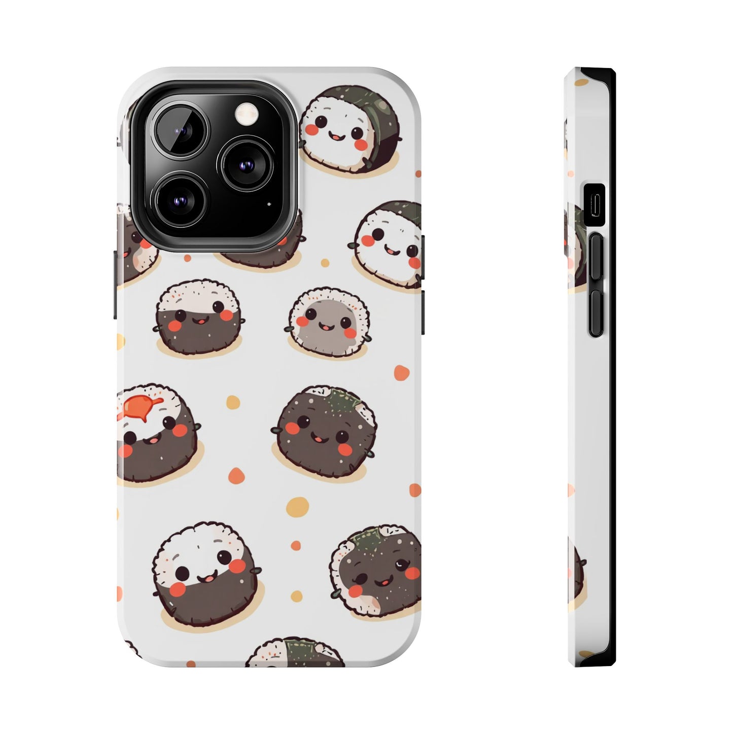 Cute Sushi Tough Phone Case - Kawaii Design for Food Lovers